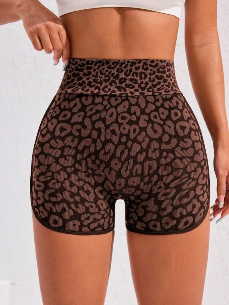 High Waist Seamless Leopard Print