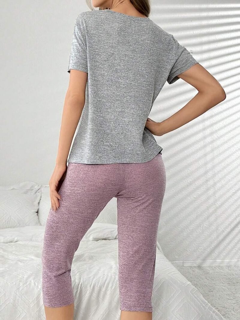 Half Placket Short Sleeve Top