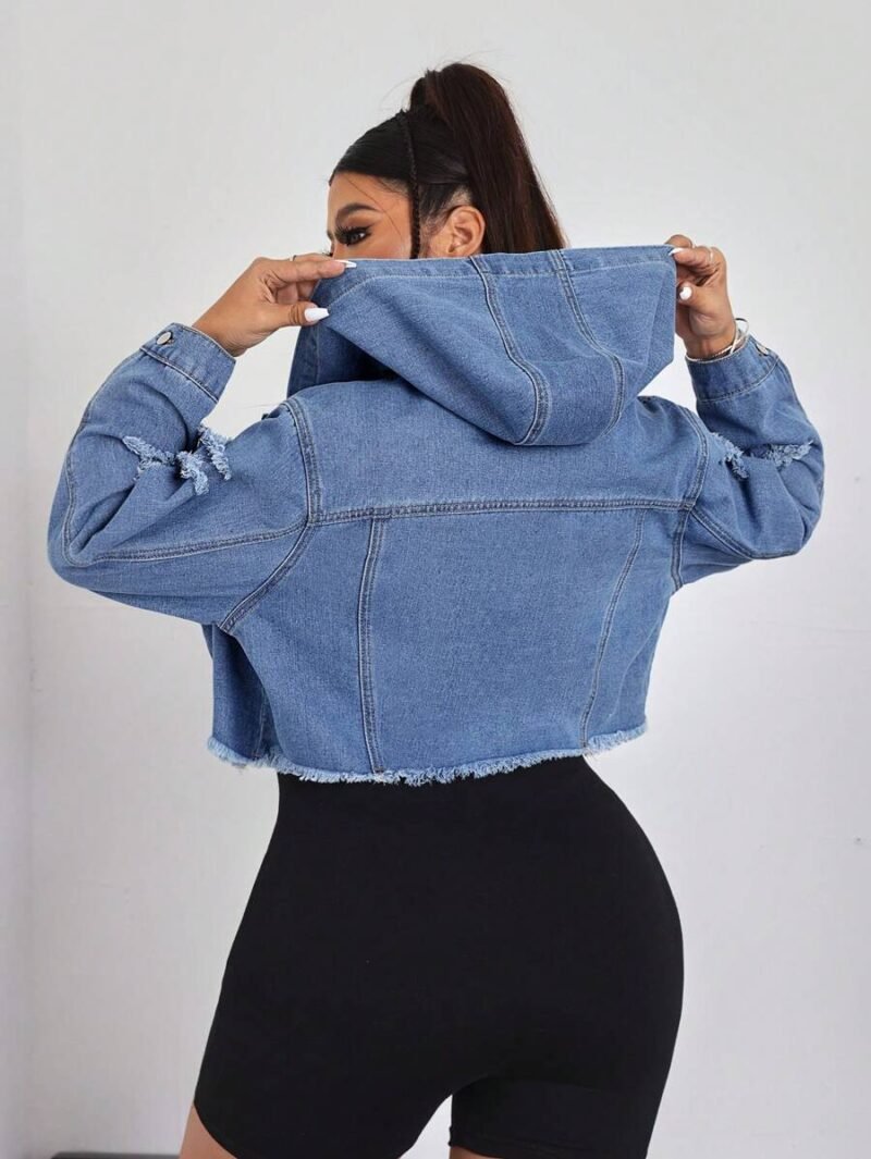 Plus Size Women's Solid Color Casual Hooded