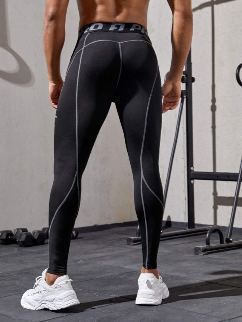 Reflective Stitching Sports Tights