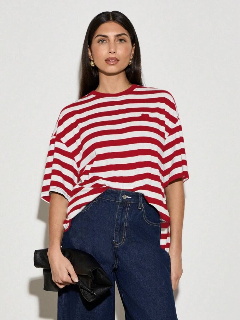 Classic Nautical Style Casual Weekend Top