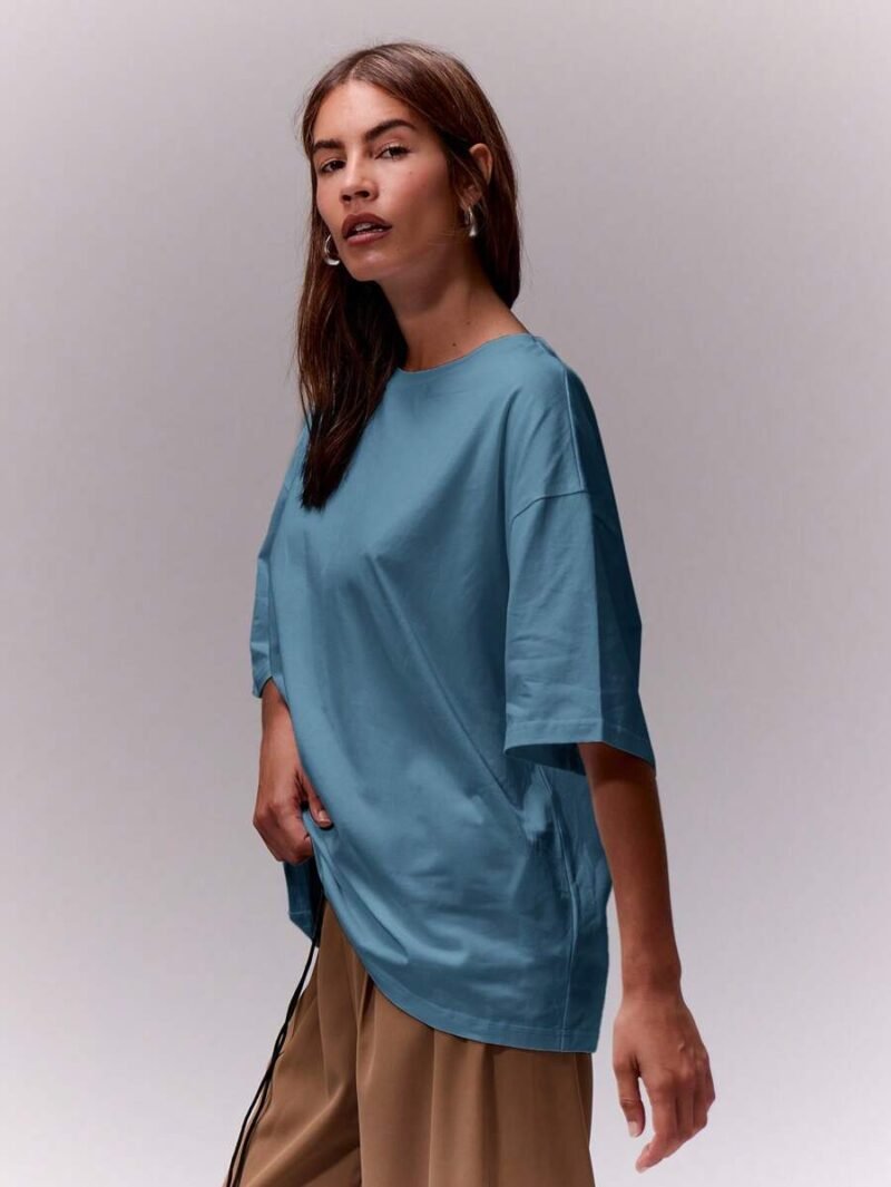 Oversized Crew Neck T Shirt