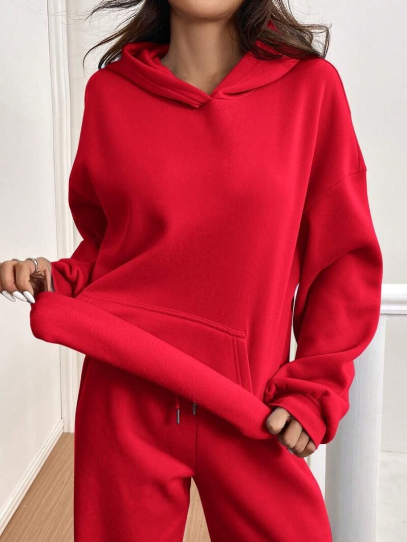 Thermal Lined Hoodie Sweatshirt And Sweatpants
