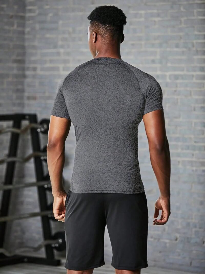 Men Fitness Short Sleeve