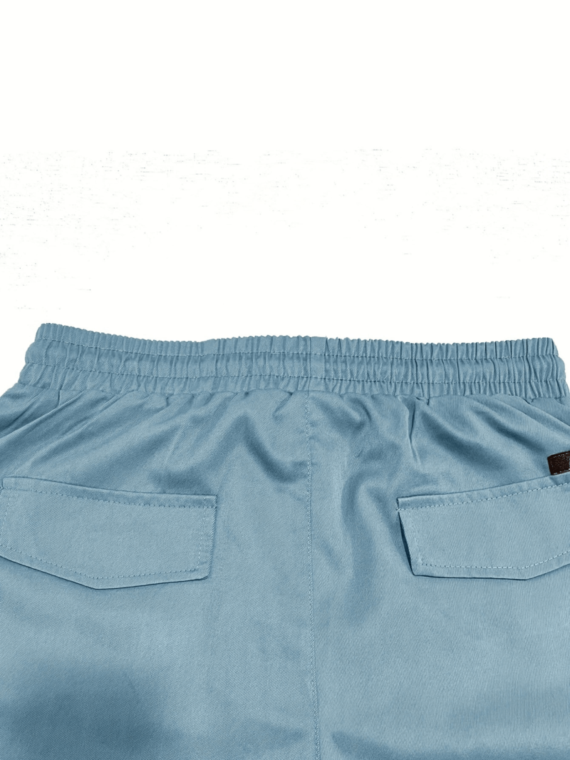 Casual Mult Pocket Drawstring Waist