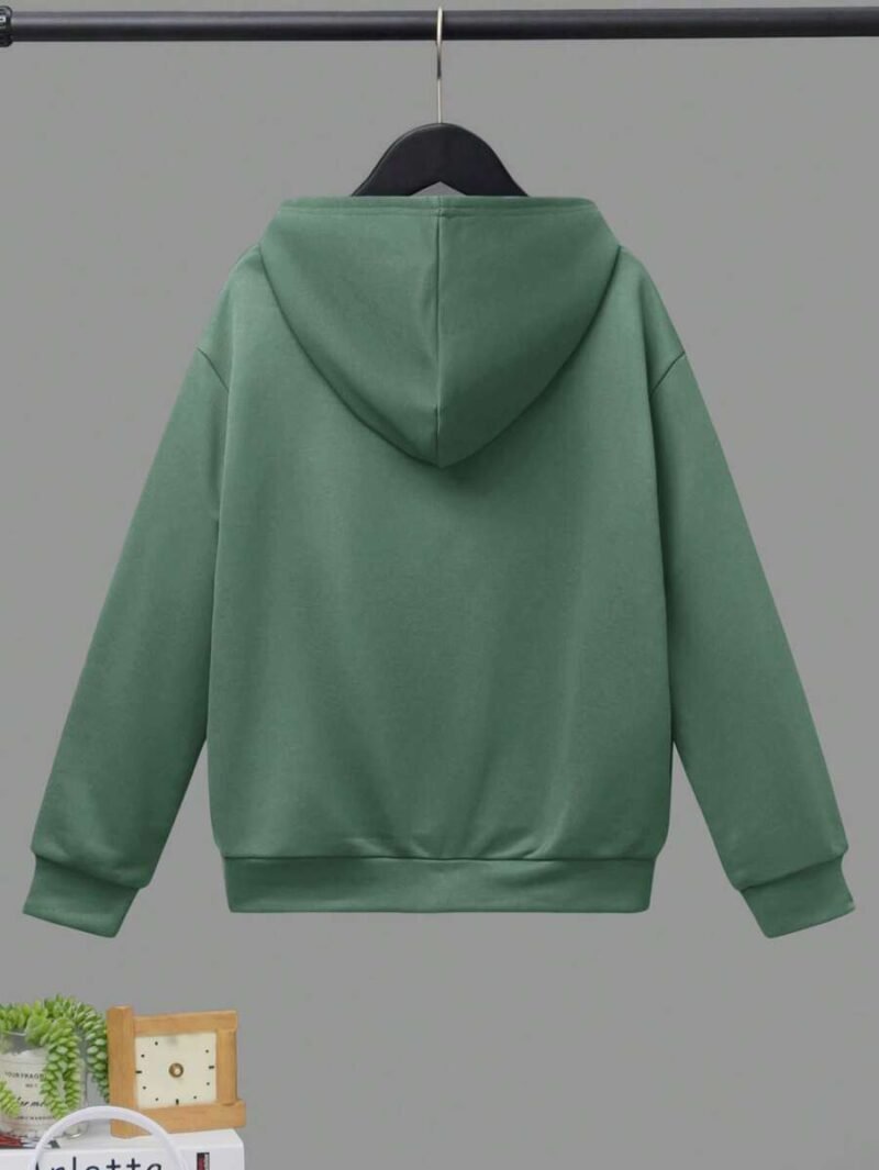 Letter Graphic Hooded Sweatshirt