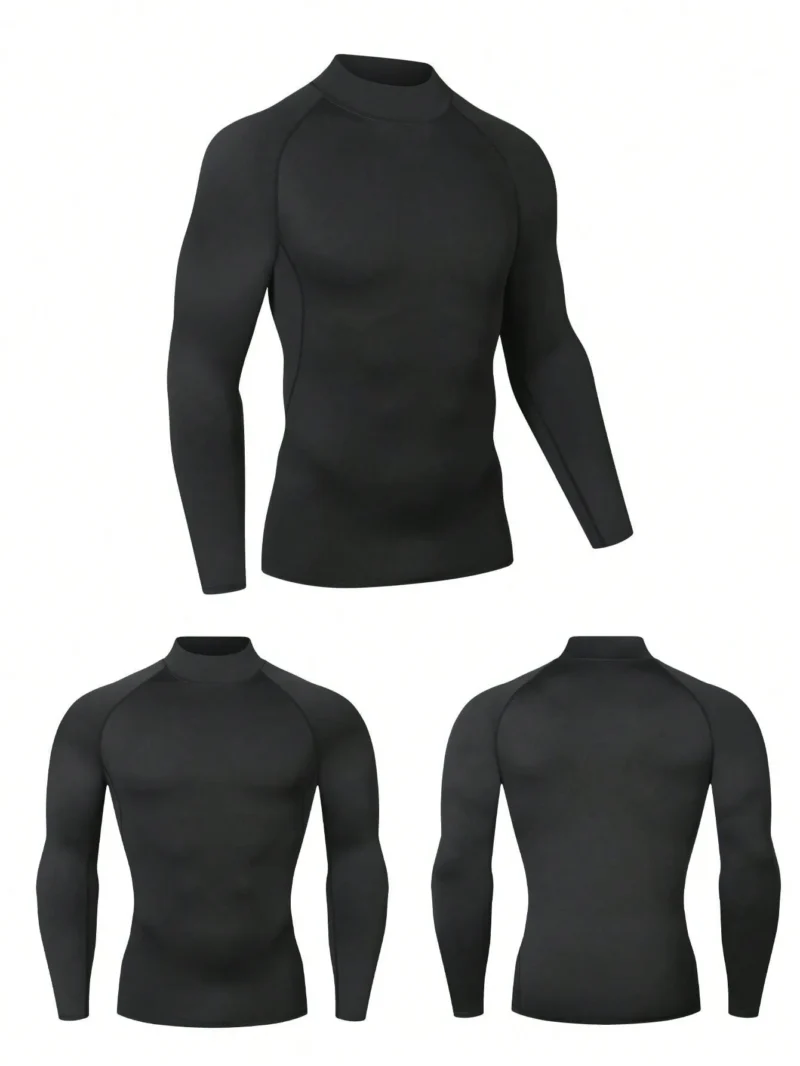 Compression Mock Neck Long Sleeve