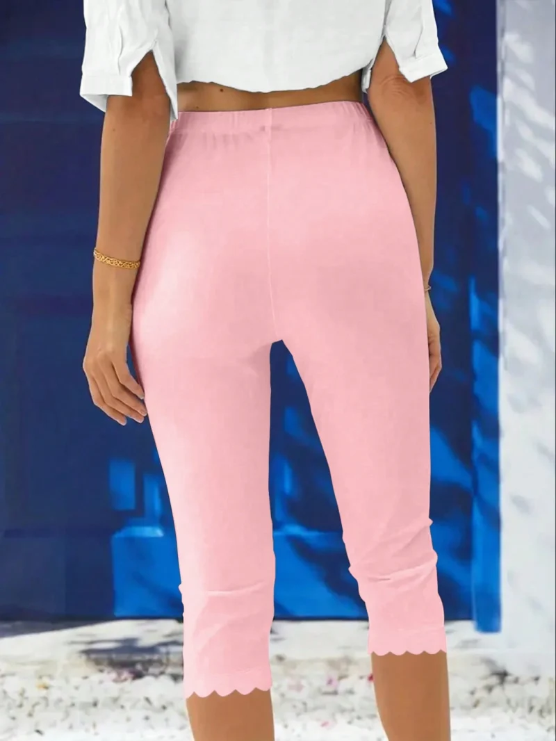 Casual Capri Elastic Leggings