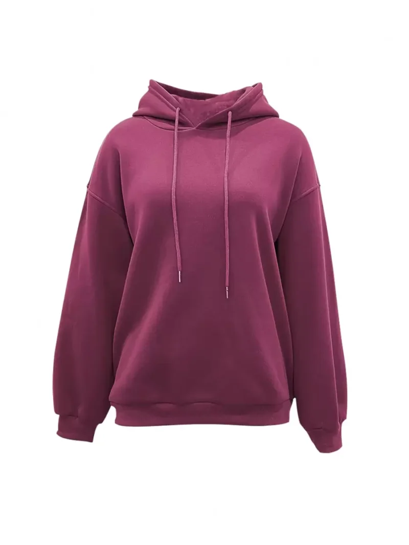 Letter Print Long Sleeve Hooded Sweatshirt