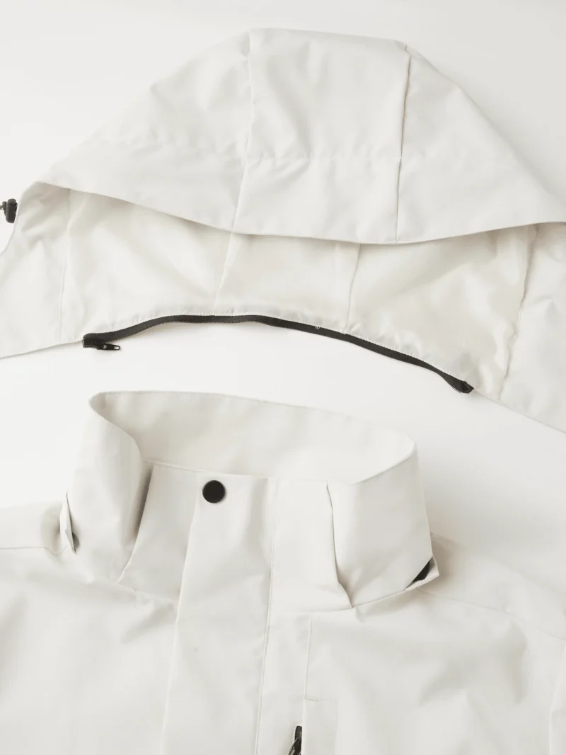 Letter Printed Hooded Long Sleeve Sports Jacket Outdoor Windbreaker