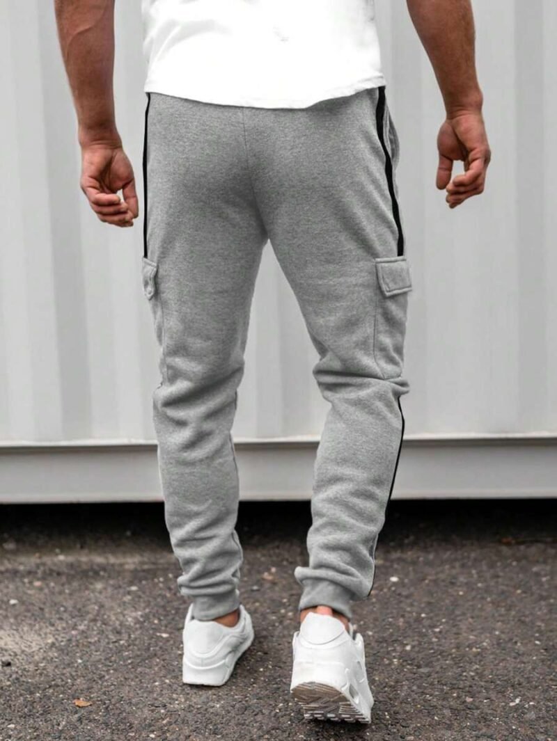 Colorblock Cargo Jogger Pants