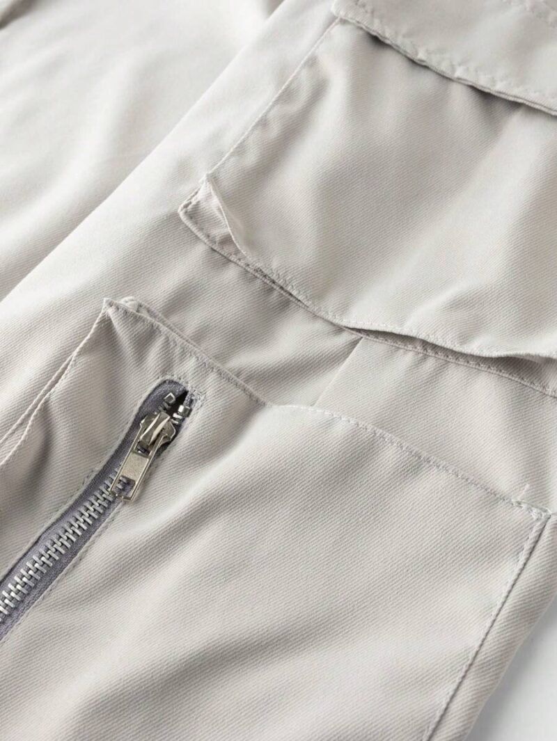 Solid Color  Pants Going Out Plain Long Drawstring Pants
