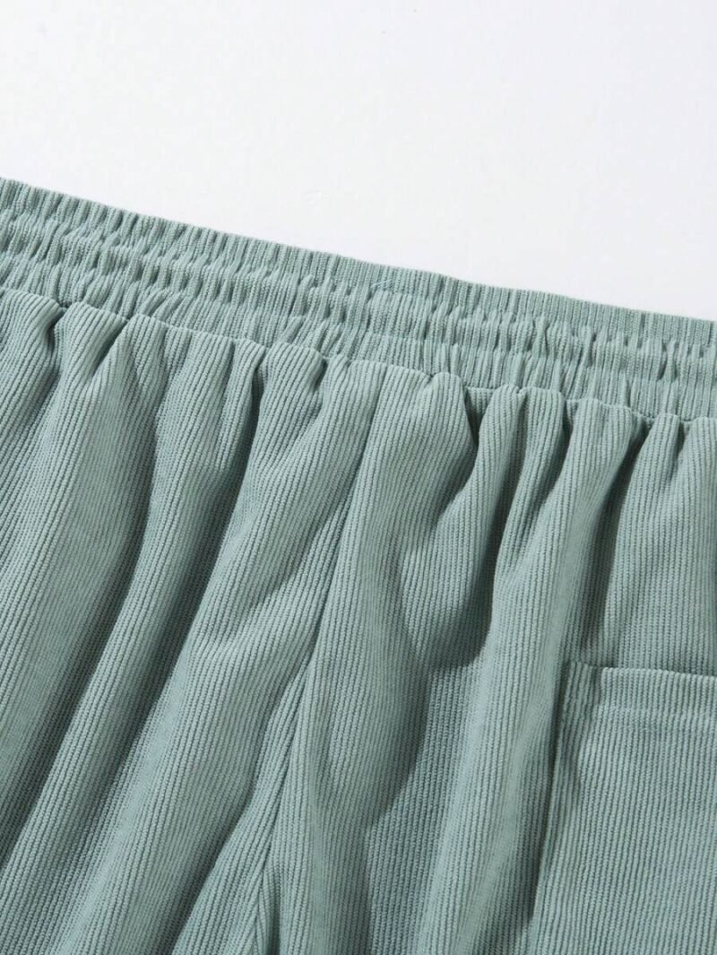 Men's Drawstring Waist Letter Printed Casual Tennis Shorts