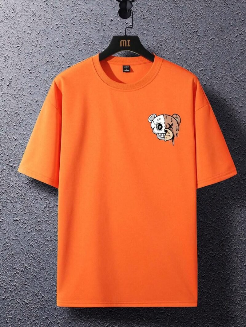 Casual Cartoon Slogan Print T Shirt Summer