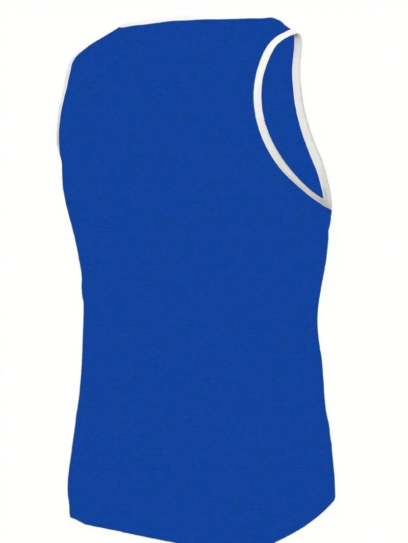 Bound Neck Casual Tank Top