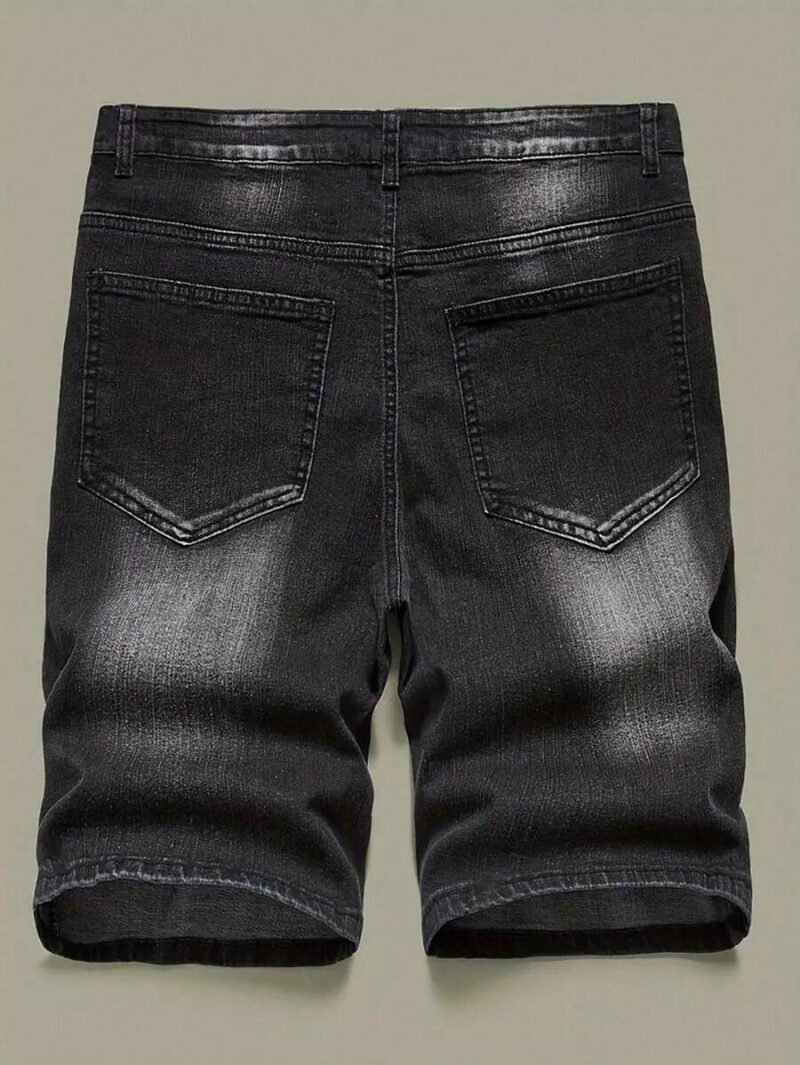 Fashionable Stretchy Slim Fit Denim Shorts