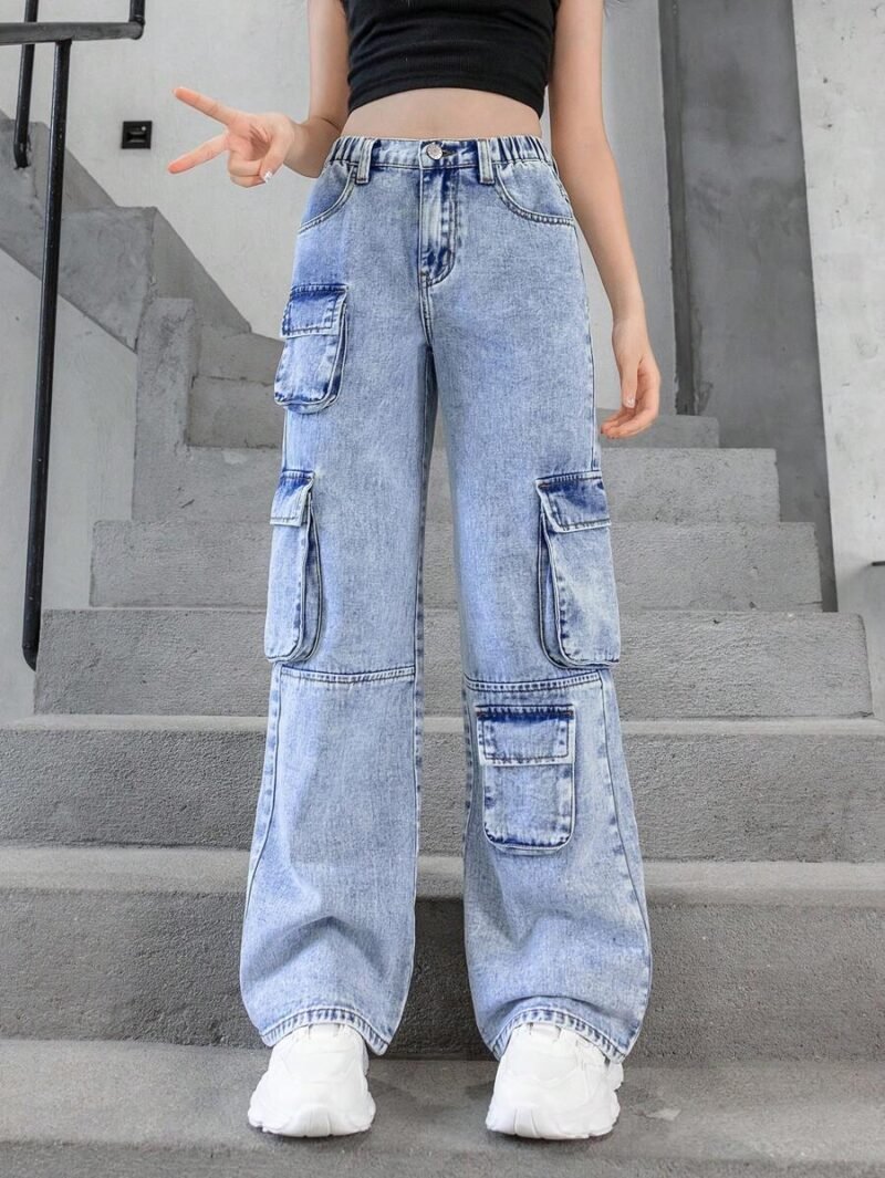 Casual Cargo Pants With Multiple Pockets