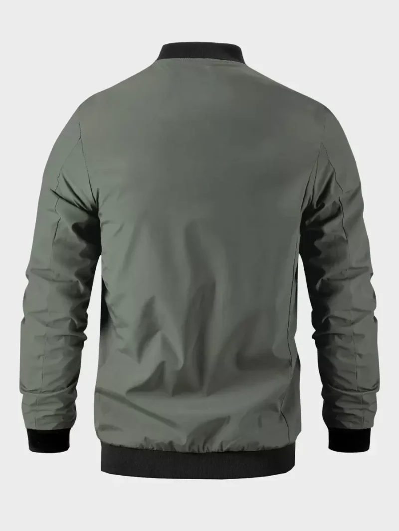 Hypemode Men Letter Embroidery Bomber Jacket