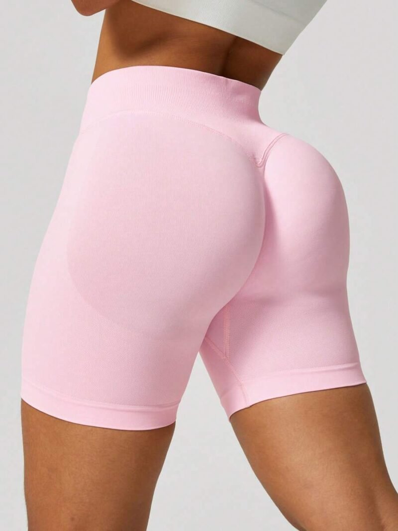 Seamless Butt Lifting Sports Shorts For Gym Workout