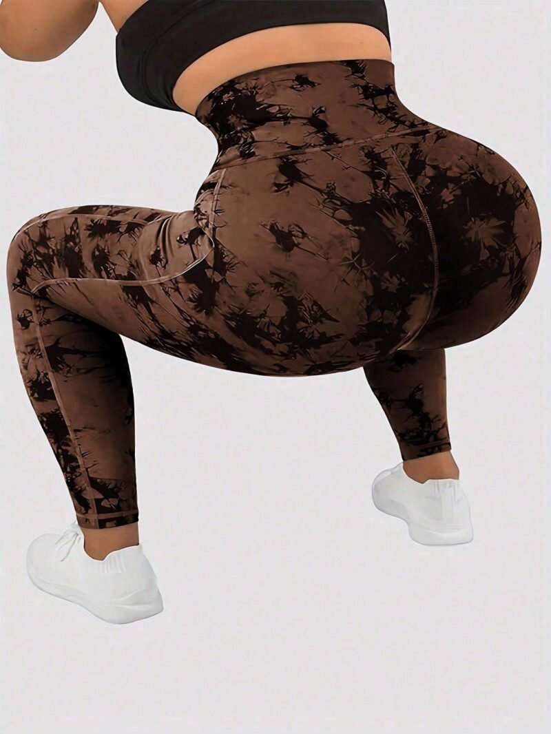 Waist Cinching Lifting Drawstring Tie Dye Pants