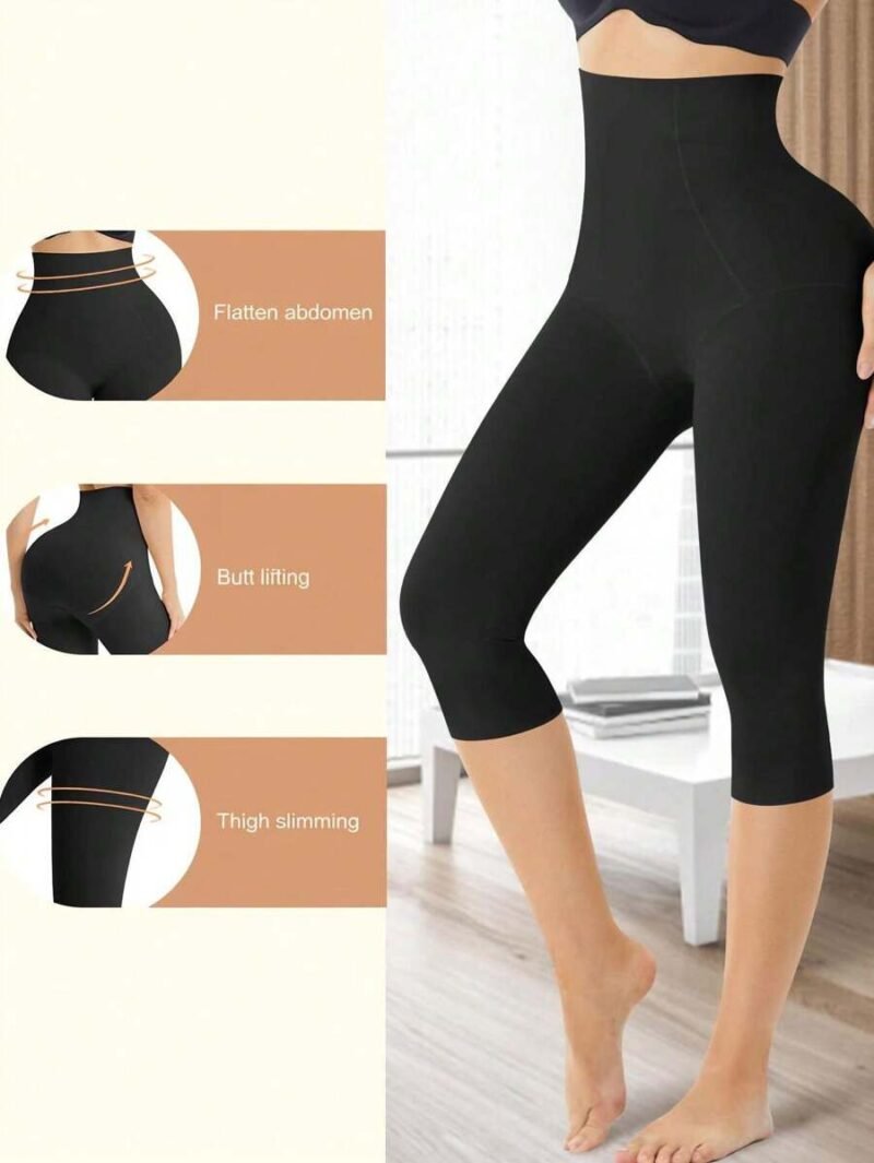 Seamless High Waist Shapewear Capri Leggings