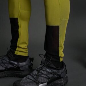 Contrast Color Knit Sports Leggings