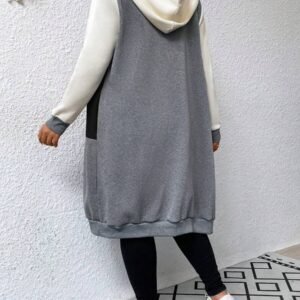 Colorblock Zip Up Hoodie