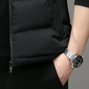 Zip Up Puffer Vest Coat