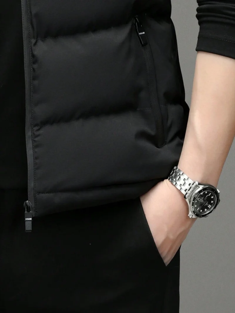 Zip Up Puffer Vest Coat