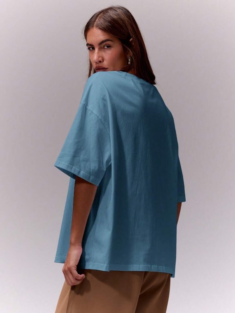 Oversized Crew Neck T Shirt