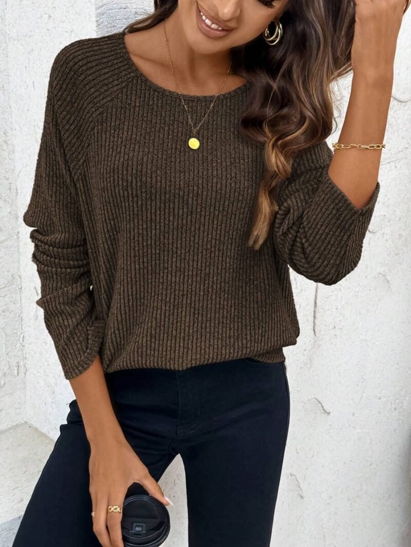 Fleece Crew Neck Casual Comfortable T Shirt