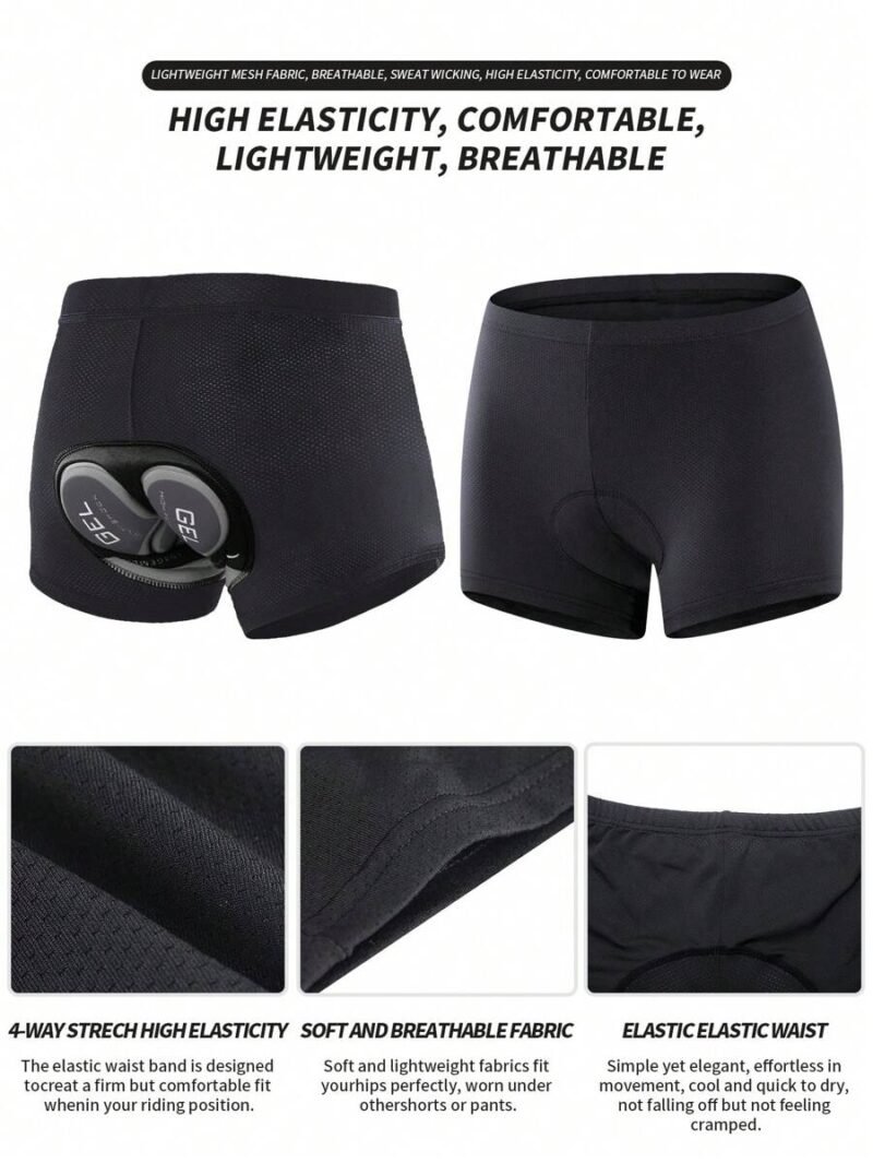 High Elastic Breathable  Shorts With Padded Seat