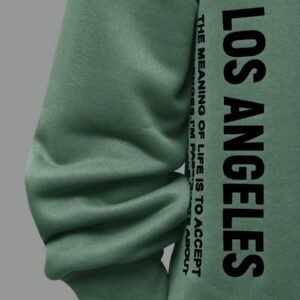 Letter Graphic Hooded Sweatshirt