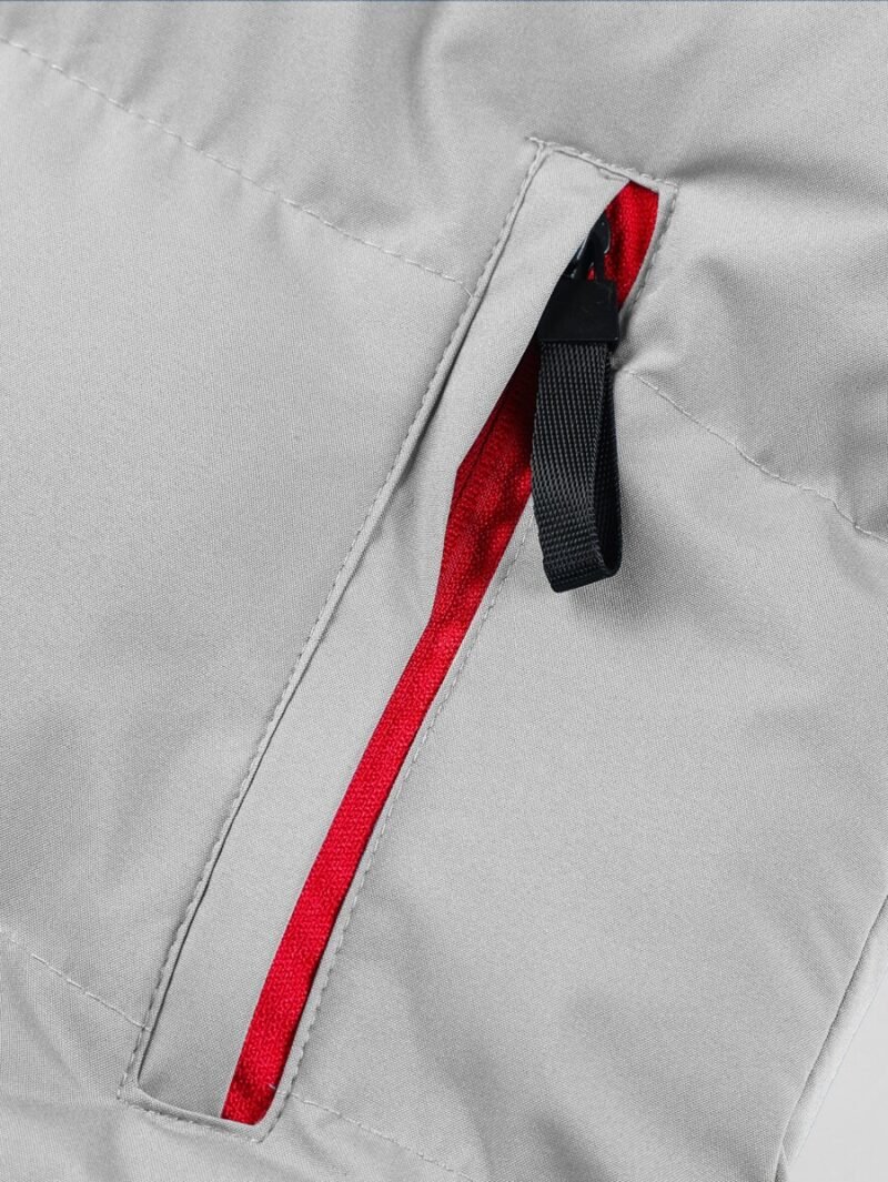 Hooded Zipper Quilted Vest