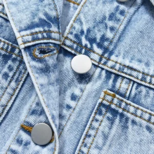 Casual & Versatile Washed Denim Short Jacket