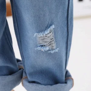 Casual Chic Distressed Denim Jacket