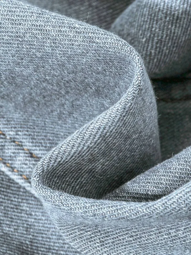 Hooded Zipper Closure Casual Denim Jacket