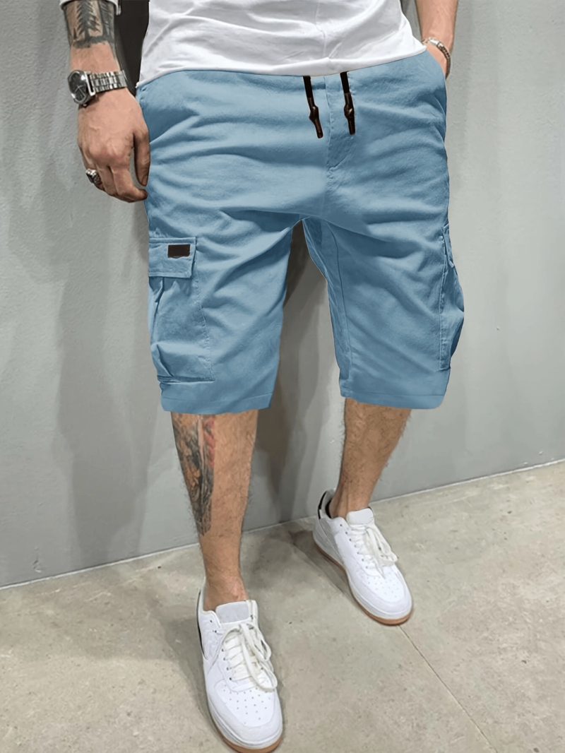 Casual Mult Pocket Drawstring Waist