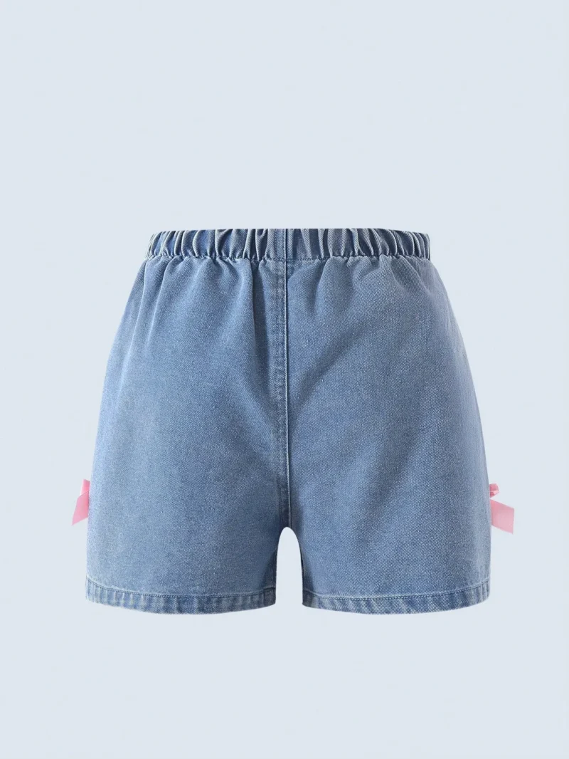 Versatile Bow Side Decor Shorts