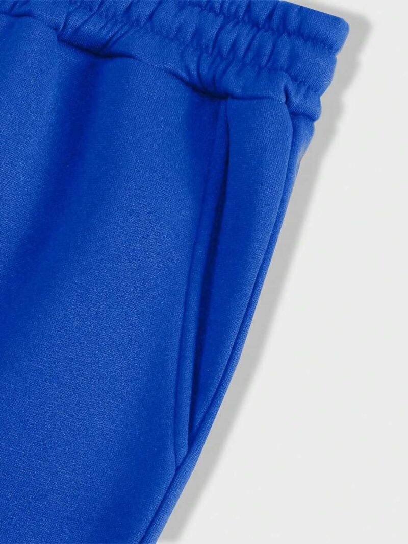 Loose Letter Printed Hooded Sweatshirt & Sweatpants