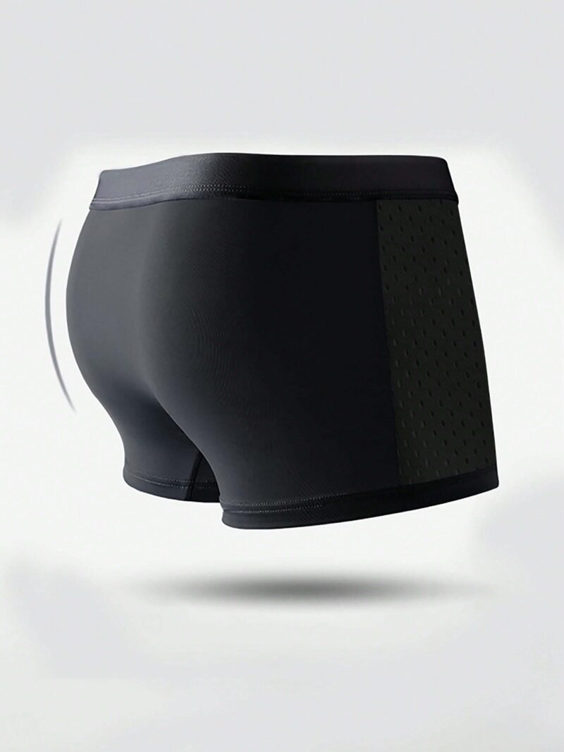 Ice Silk Breathable Solid Color Boxer Briefs