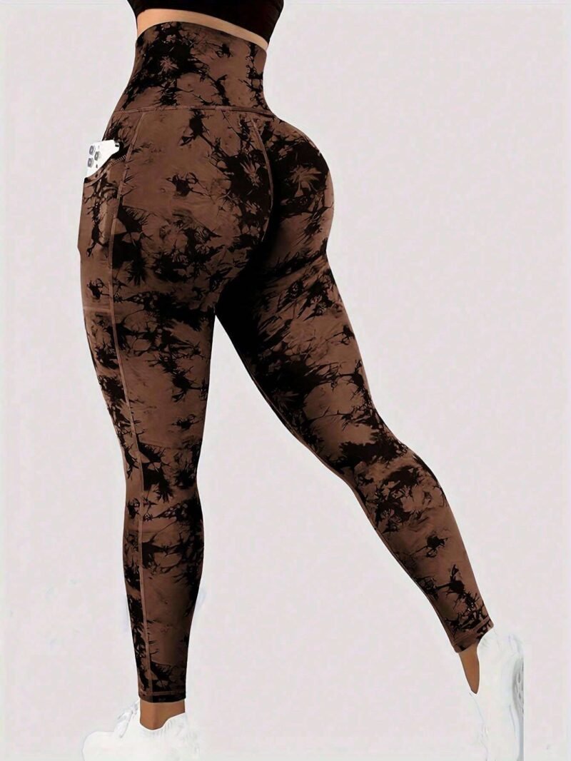 Waist Cinching Lifting Drawstring Tie Dye Pants