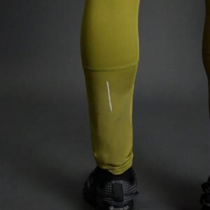 Contrast Color Knit Sports Leggings