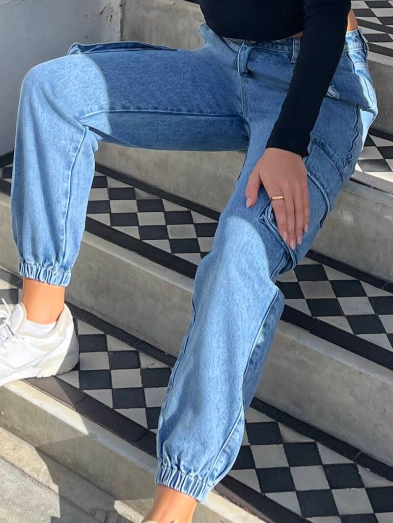 Frenchy Solid jogger pant