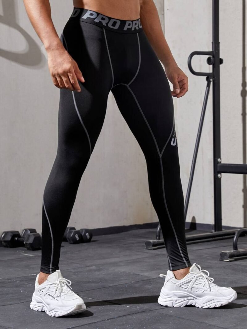Reflective Stitching Sports Tights