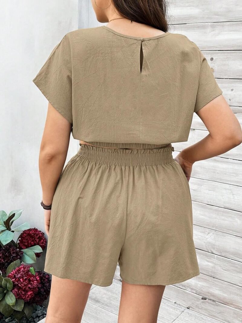 Plus Size Women's Batwing Short