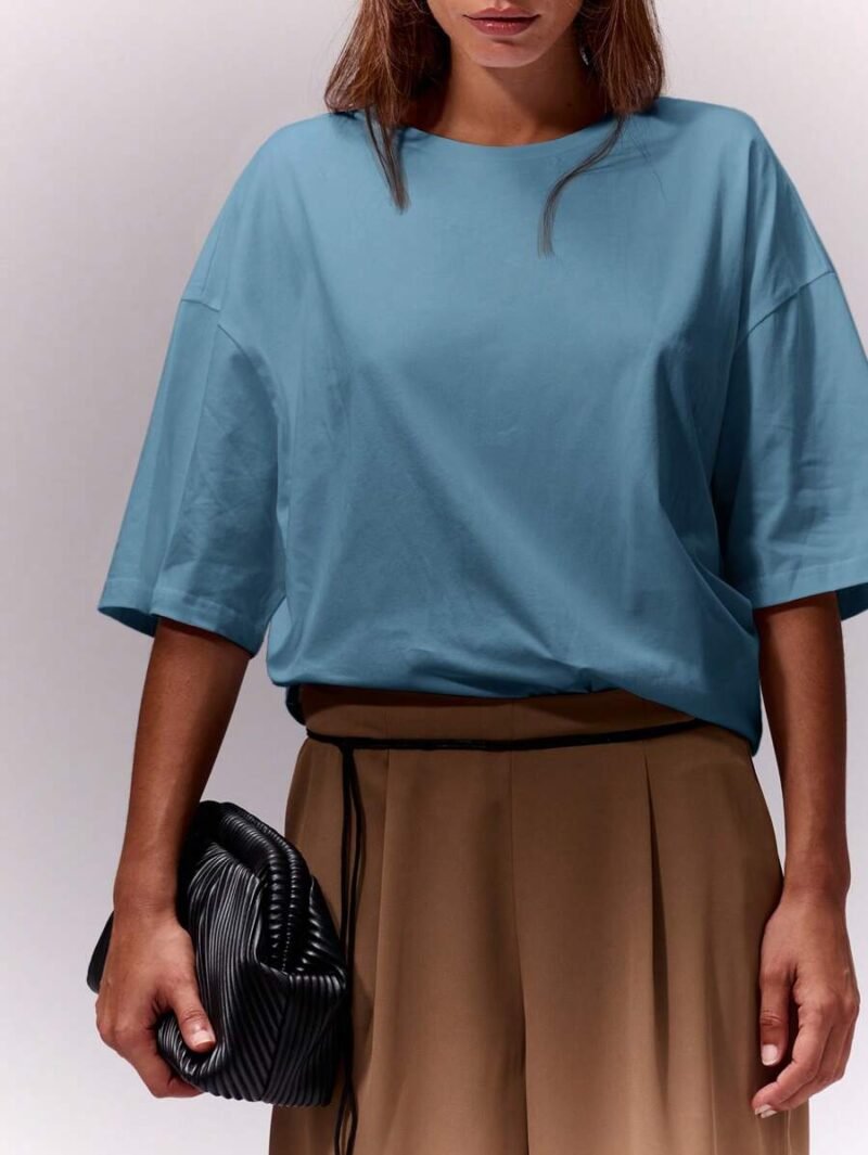 Oversized Crew Neck T Shirt