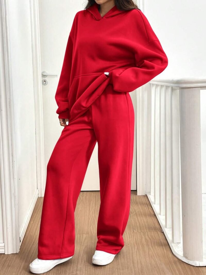 Thermal Lined Hoodie Sweatshirt And Sweatpants
