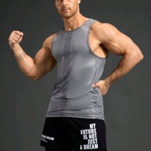 Round Neck Daily Fitness Casual Sports Tank Top
