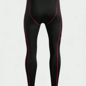 Letter Webbing Design Compression Tights